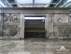 Ara Pacis Augustae (Rome), rear by Rebecca Caldwell, 2019