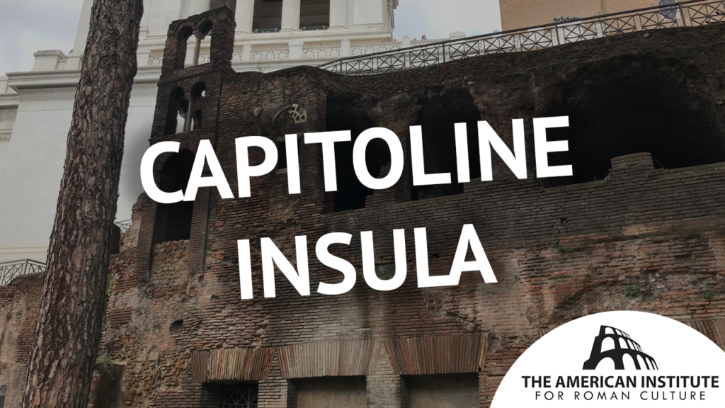 Ancient Rome Live | The Captoline Insula, An Ancient Apartment Block