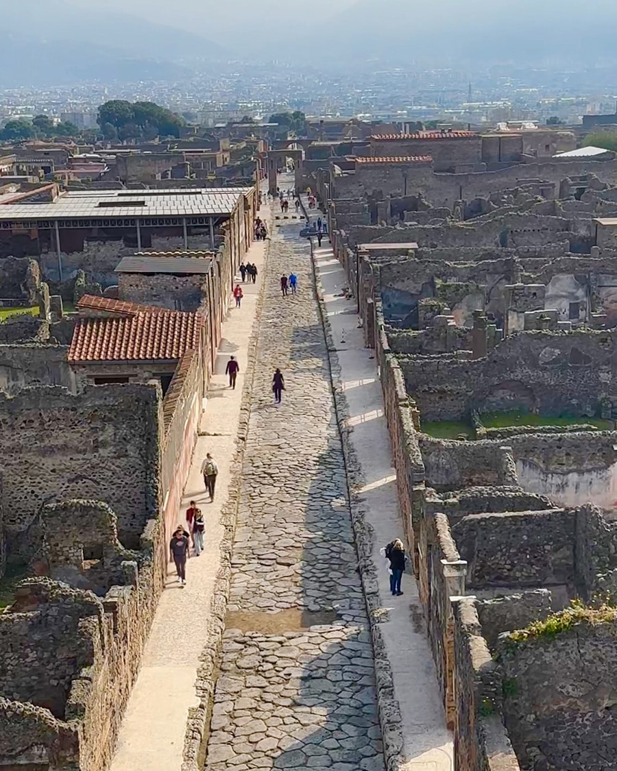 Pompeii from above