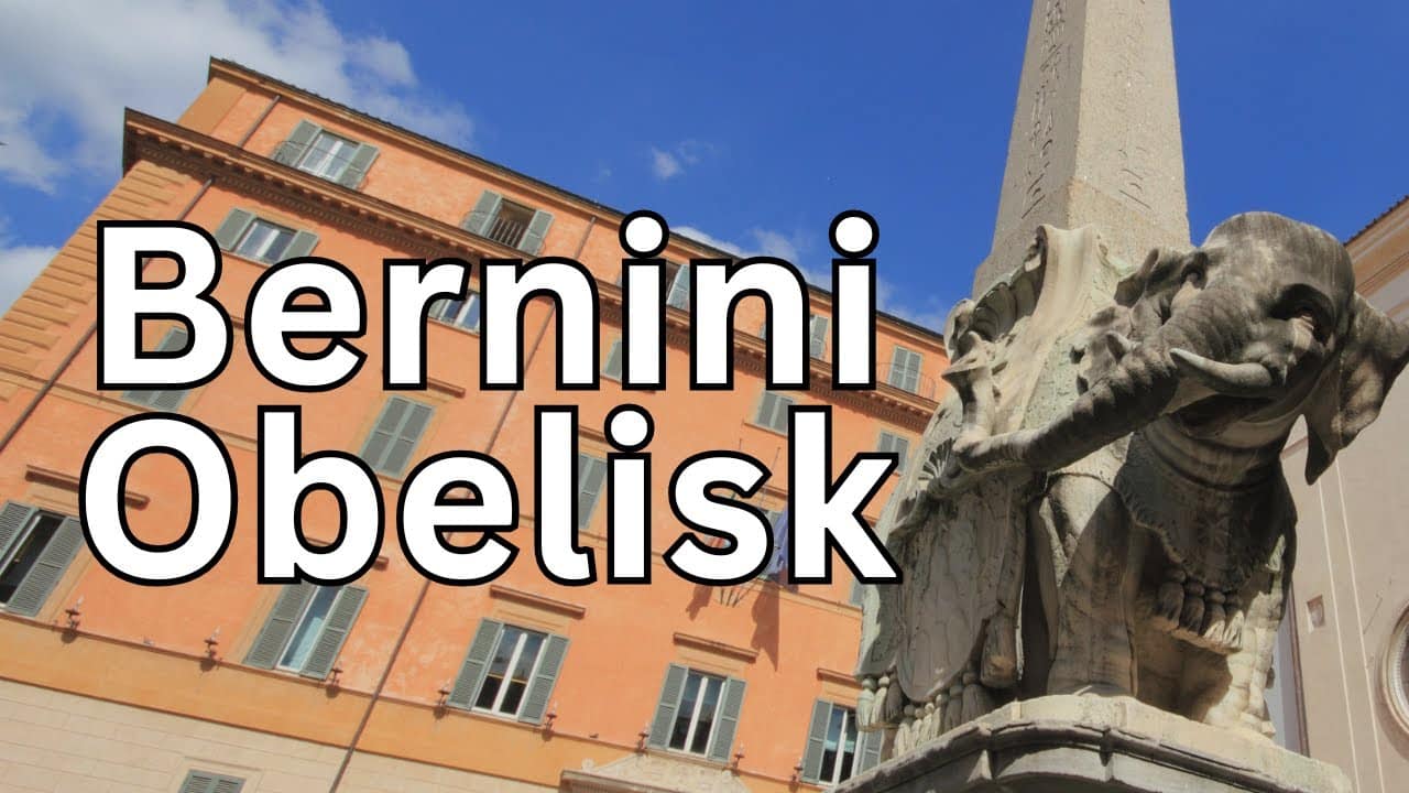 Ancient Rome Live Video Bernini (Elephant) Obelisk Thumbnail