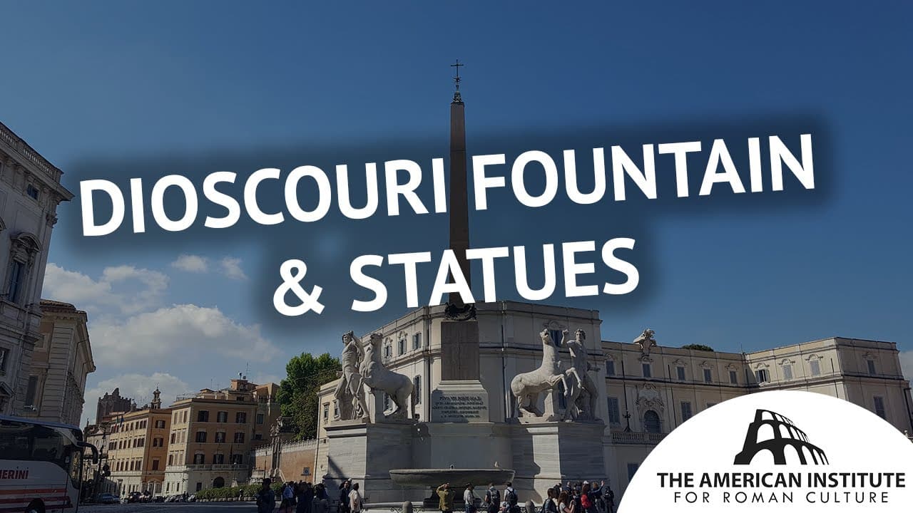 Ancient Rome Live Video Dioscuri Fountain & Statues of the Quirinale Thumbnail