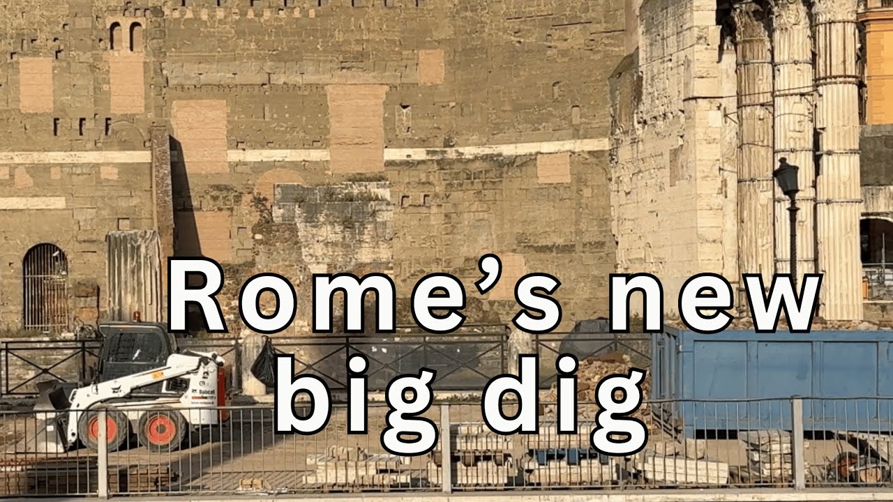 Ancient Rome Live Video Newest Excavations in the Imperial Fora Thumbnail