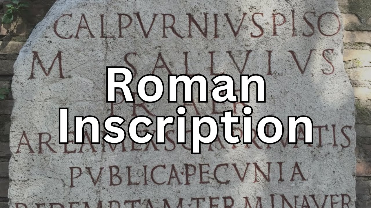 Ancient Rome Live Video Piso Cippus Thumbnail