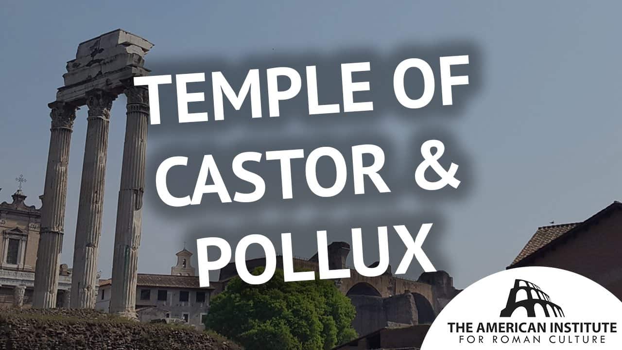 Ancient Rome Live Video Temple of Castor and Pollux (Castor, Aedes, Templum) Thumbnail