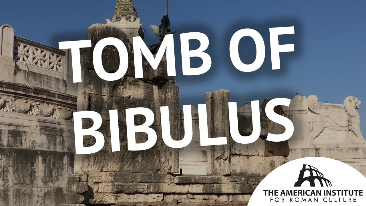Ancient Rome Live Video Tomb of Bibulus Thumbnail